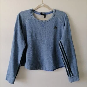 Adidas Women's Blue Sweatshirt Size M Blemish - Picture 1 of 8