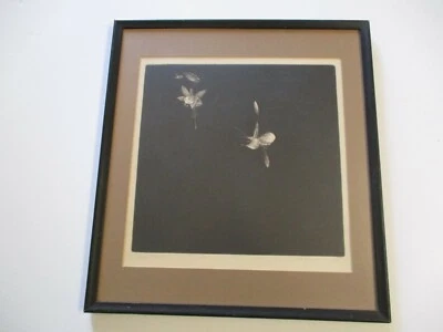 GRABADO CHINO VINTAGE? COREANO? KIM?  PRESIONISMO MODERNISTA AÑOS 70 FIRMADO Foto 1 de 4