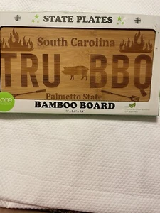 South Carolina Bamboo Board Cutting Board Cheese Board State Plates. DC 5 - Picture 1 of 3