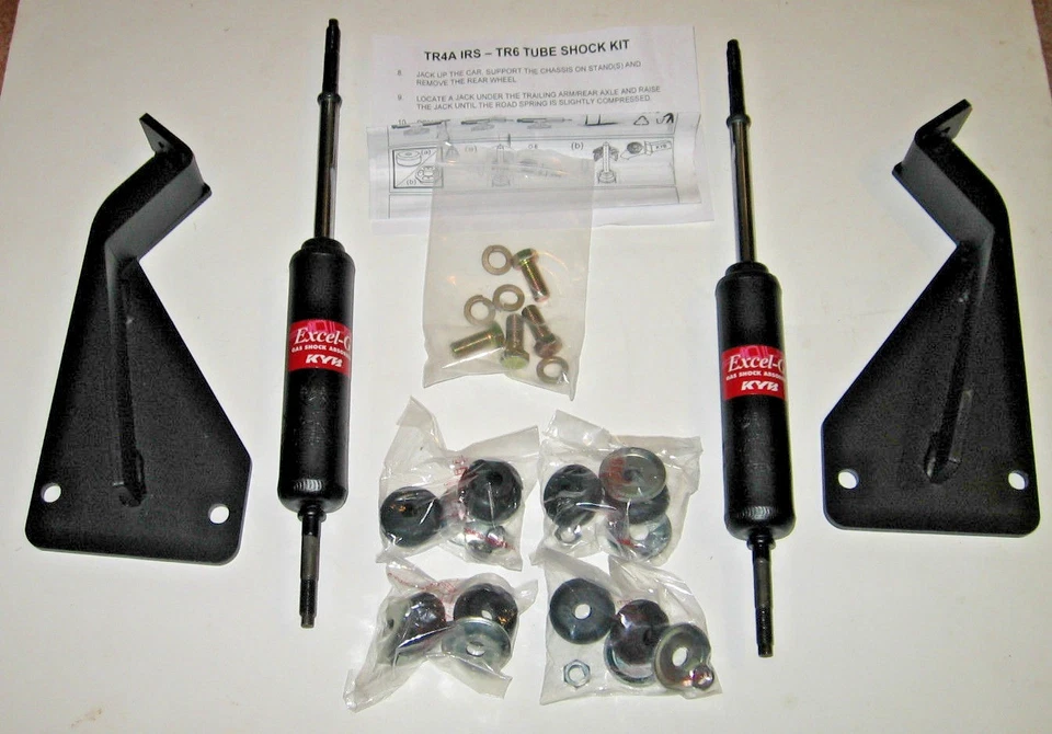 Nuevo kit completo de conversión de amortiguadores de tubo trasero con amortiguadores KYB Triumph TR6 TR250 TR4A Foto 1 de 3