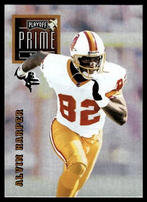 1996 Playoff Prime #037 Alvin Harper NRMT or Better - Image 1 of 2