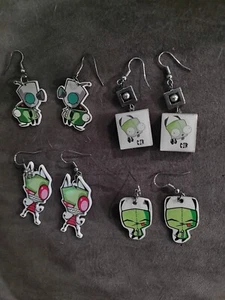 Invader Zim Earrings Bundle - Picture 1 of 4