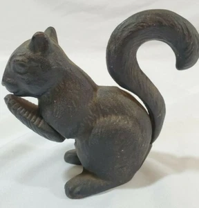 Vintage 1900's Cast Iron Squirrel Nut Cracker Tail Lever 4.5" Tall - Picture 1 of 10