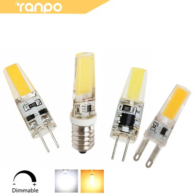 9W G4 G9 LED COB Light Bulb Dimmable 6W AC/DC 12V 220V Replace 45W Halogen Lamps - Image 1 of 4