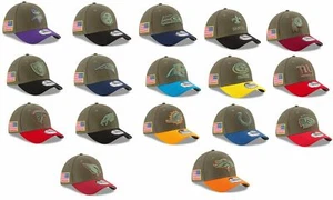 New Era 39THIRTY NFL 2017 Salute To Service Sideline Stretch Fit Hat Choose Team - Picture 1 of 48