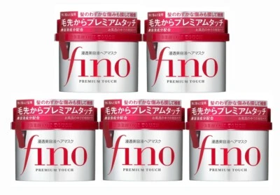 Shiseido FINO Premium Touch Penetrating Hair Essence Mask 230g 5Pack Set - Image 1 of 4