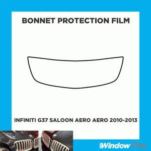 For Infiniti G37 AERO 10-13 CLEAR Bonnet PPF Scratch Protection Film - Picture 1 of 3