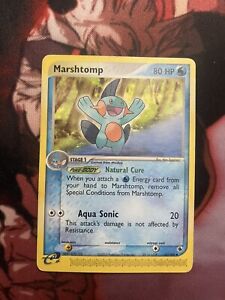 Pokémon TCG Marshtomp EX Ruby and Sapphire 41/109 Regular Uncommon MP
