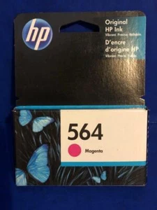 CB319WN HP 564 Magenta Ink DeskJet 3520 3521 3522 3526 4620 Datum 2020 @ - Bild 1 von 3