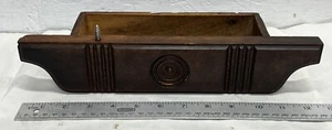 Early Antique Eldredge Treadle Sewing Machine Center Drawers Wood Parts Restore - Picture 1 of 8