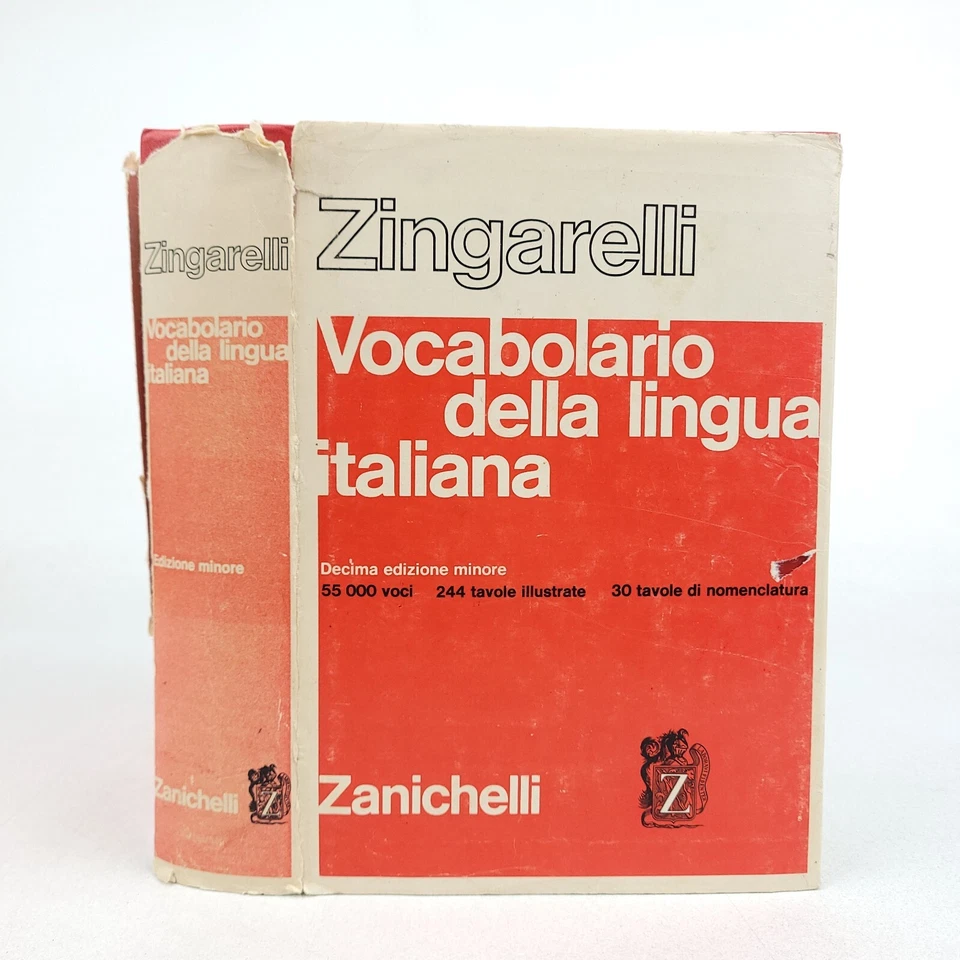 Zingarelli Vocabolario Della Lingua Italiana 1973 Zanichelli Edizione Minore - Image 1 of 4