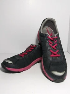 VIONIC Alliance Sneaker BLACK PINK Lace Up Running Walking Shoes Women Size 9 - Picture 1 of 9