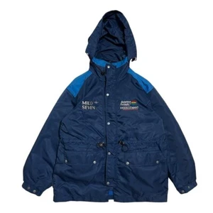 Benetton Formula 1 Racing Team Renault Down Feather Jacket Size L Japan Vintage - Picture 1 of 16