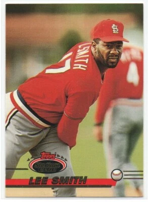 Lee Smith 1993 Stadium Club #462  St. Louis Cardinals  Hall of Fame  #1 - Image 1 of 2