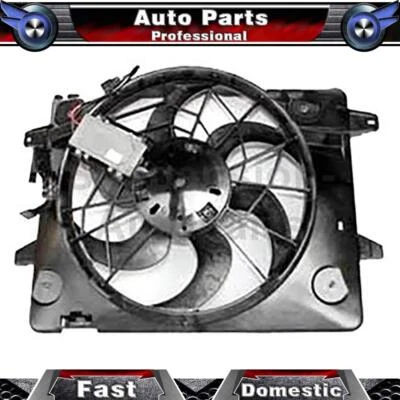 Ventilador de radiador y condensador doble TYC para Ford Crown Victoria 2003 2004 2005_SU Foto 1 de 3