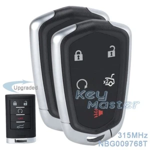 2x for Cadillac SRX 2010-15 ATS XTS ELR Upgraded Smart Remote Key Fob NBG009768T - Bild 1 von 4