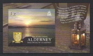 ALDERNEY 2005 THE HOMECOMING MINIATURE SHEET UNMOUNTED MINT. - Picture 1 of 1