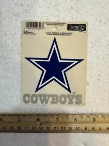 DALLAS COWBOYS LOGO REUSABLE STATIC CLING DECAL NEW & OFFICIALLY LICENSED - Picture 1 of 5
