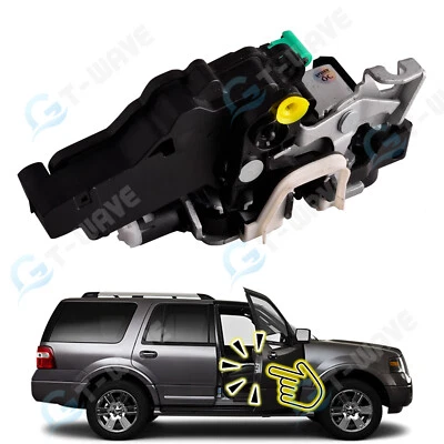 Cerradura de pestillo de puerta delantera derecha eléctrica para Ford F250/350/450/550 99-08 doble cabina Foto 1 de 4