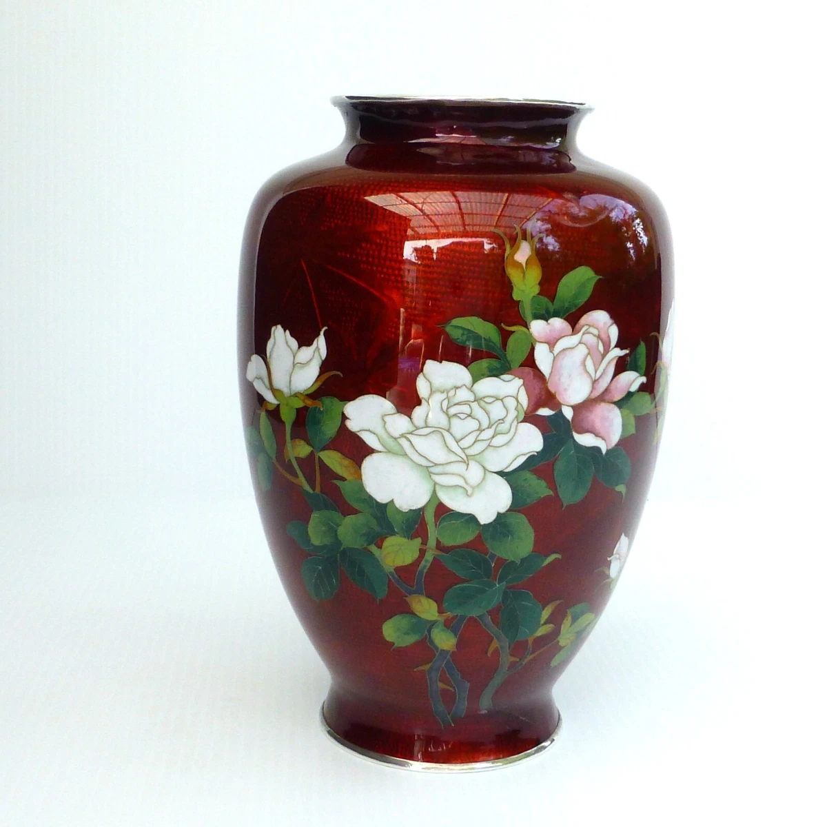 红色1900-1940 年日本花瓶| eBay