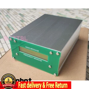 LCD-GNSS GPS Clock 10MHz GNSS Disciplined Oscillator w/ LCD for GPS + GAL + GLO - Photo 1/5