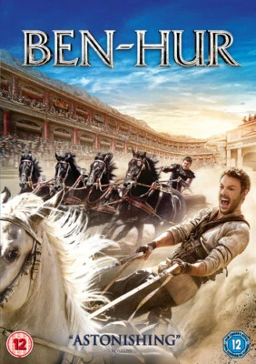 Ben-Hur DVD (2017) Jack Huston, Bekmambetov (DIR) cert 12 FREE Shipping, Save £s - Image 1 of 2