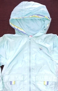 Gymboree vintage 2003  VACATION TIME hooded umbrella WINDBREAKER JACKET 6 euc - Picture 1 of 6