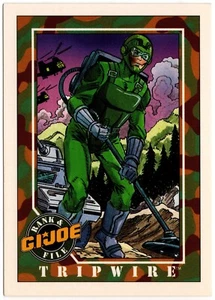 Impel G.I. Joe Series 1 Trading Card #23 • Tripwire • Hasbro 1991 ARAH - Picture 1 of 2