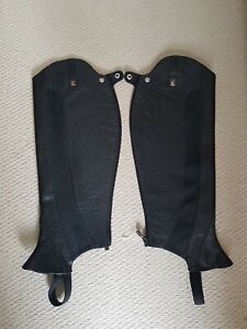Dressage Chap schwarz von Cavallo in verschiedenen Größen Weiten 