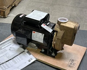 Dayton 2ZXR4 Centrifugal Pump 115/208-230V AC 1 1/2 HP 50 ft Max Head 1 1/2" Com - Picture 1 of 6