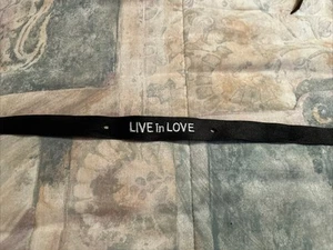 *Lucky Brand* Live In Love*Leather Wrap Bracelet Vintage - Picture 1 of 2