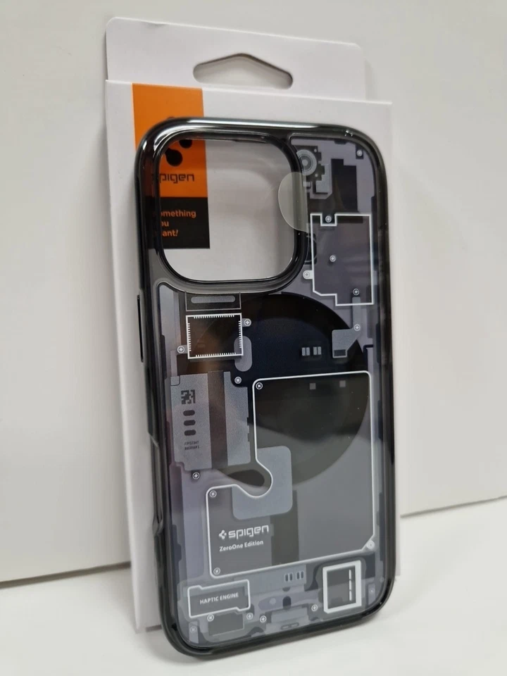 Spigen iPhone 16 Pro Ultra Hybrid Magfit Case Magsafe Zero One Dark Grey - Image 1 of 4