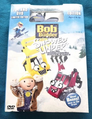BOB The BUILDER Snowed Under The Bobblesberg Winter Games NEW RARE 2004 DVD TOY - Image 1 of 3