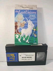 The Last Unicorn VHS (1982) | FHE Family Home Entertainment 80s Kids Movie Video - Picture 1 of 9
