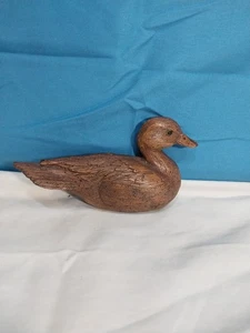 Vintage Ente Köder Wandbehang Holzoptik gut für Jagdhütte oder Hütte - Bild 1 von 5