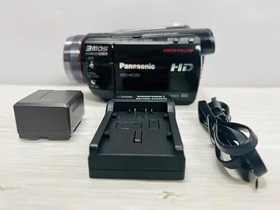 Panasonic HDC‑HS100 Black HD Camcorder HDD 60GB 12x Optical Zoom w/Battery - Image 1 of 4