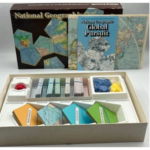 National Geographic Global Pursuit Brettspiel Vintage KOMPLETT - Bild 1 von 7