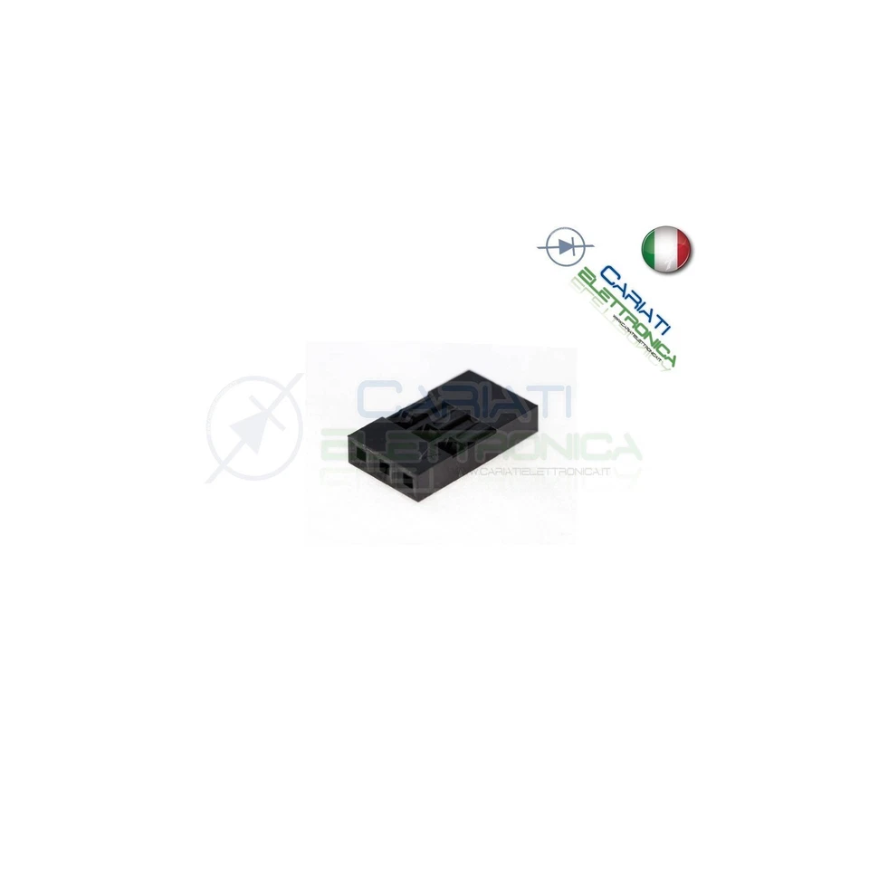 10 PEZZI Connettore Connettori DUPONT 3 Poli - Immagine 1 di 1