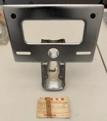 NOS Honda Tailight Bracket Chrome SL70 SL175 84701-313-673 - Image 1 of 4