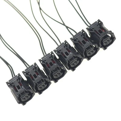 NEW 6pcs Connector of Fuel Injector MFI Secondary Fits GS350 GS450h IS350 - Image 1 of 4