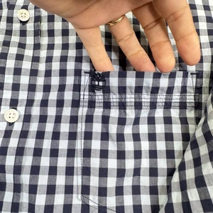 Timberland Button Up Hemd Herren Größe M Blau Kariert Langarm - Bild 1 von 13