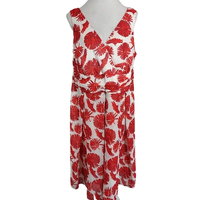 Avenue Party Fit Flare Chiffon Dress Womens size 16 Flowy Sleeveless V Neck NWT - Image 1 of 4