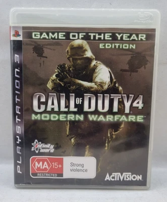 2008 Activision   CALL OF DUTY 4  Modern Warfare   PlayStation 3  PS3  Game  Pal - Image 1 of 3