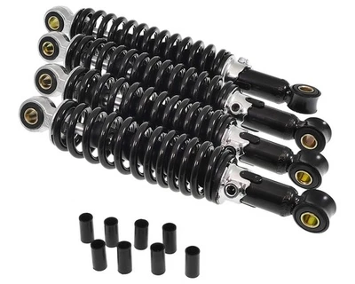 Tieferlegung SET 4 Simson Stoßdämpfer Satz schwarz 240mm + 260mm Schwalbe KR51 - Bild 1 von 4
