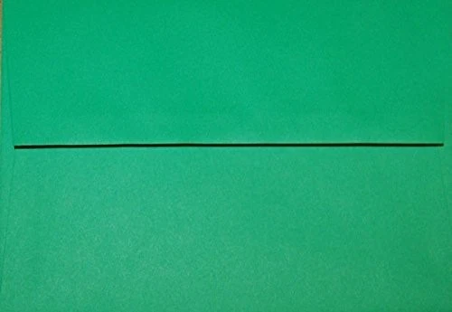 Paquete de 250 sobres verdes A7 para tarjetas de 5x7 pulgadas invitaciones anuncios Foto 1 de 1