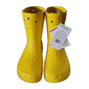 CROCS Classic Rain Boots in Sunflower UNISEX Women 9 | Men 7 - Picture 1 of 7