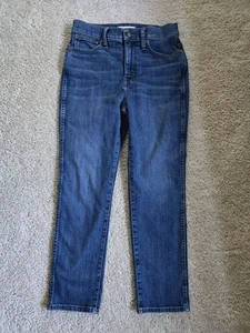 Madewell Mid-Rise Stovepipe Blue Jeans size 26 Mid Rise Straight Stretch Classic - Picture 1 of 5