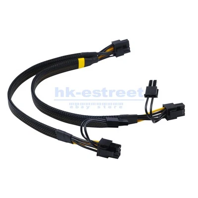 8pin auf PCIe Dual 8pin GPU Video Grafikkarte Stromkabel für DELL T5820 T5810 - Bild 1 von 4