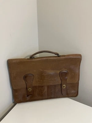 Coach Vintage Leather Briefcase/Messenger Bag Brown - Image 1 of 4