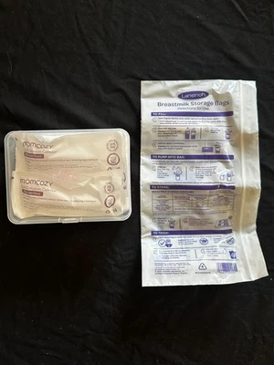 Bolsas de almacenamiento de leche materna Lansinoh y coleccionistas de calostro Momcozy amamantar-AC161 Foto 1 de 4